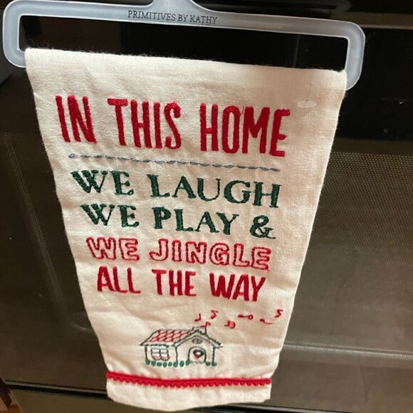 Primitives by Kathy Christmas Embroidered Dish Towel - Picture 7 of 7